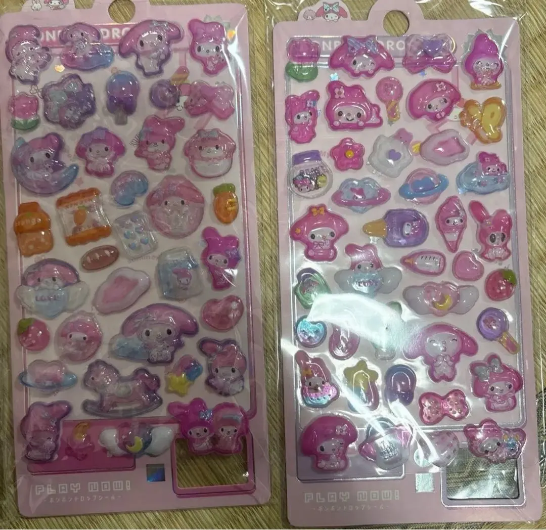 Thumbnail of Set of 2 sheets of colorful stickers
