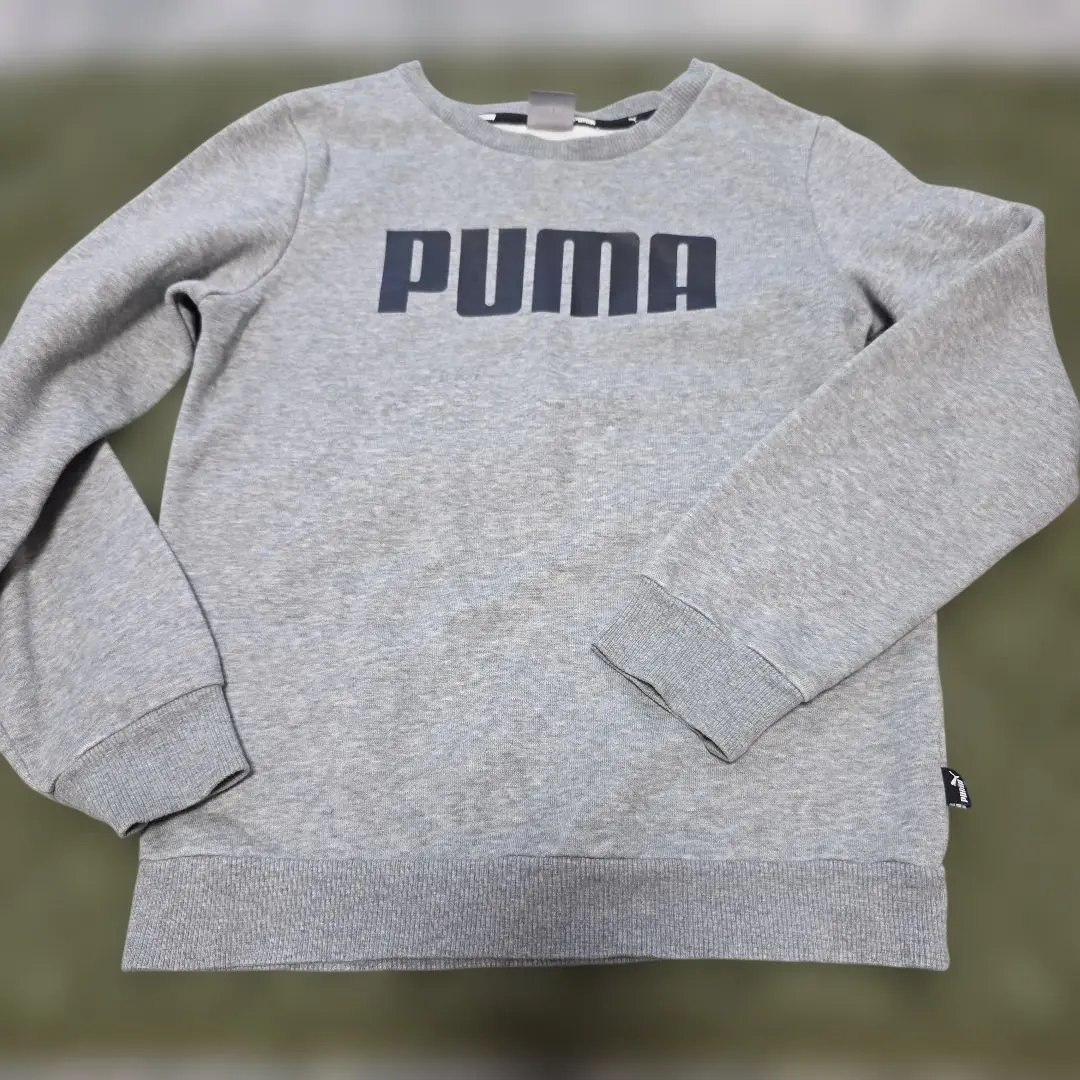 Thumbnail of PUMA Gray Logo Sweatshirt