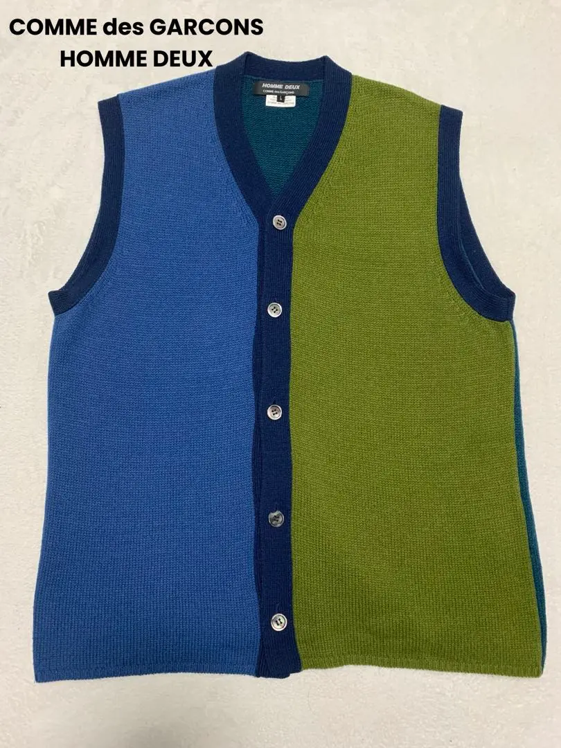 HOMME DEUX Comme des Garçons L ウールベスト 2025年最新】COMME des GARCONS HOMME DEUX メンズ ベストの人気
