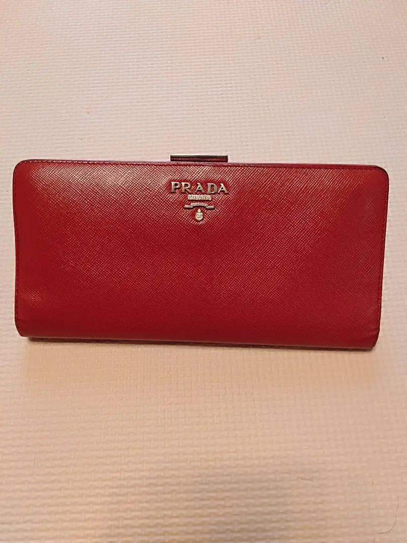 PRADA - PRADA ビジュー付きウォレット 2010SS サフィアーノの