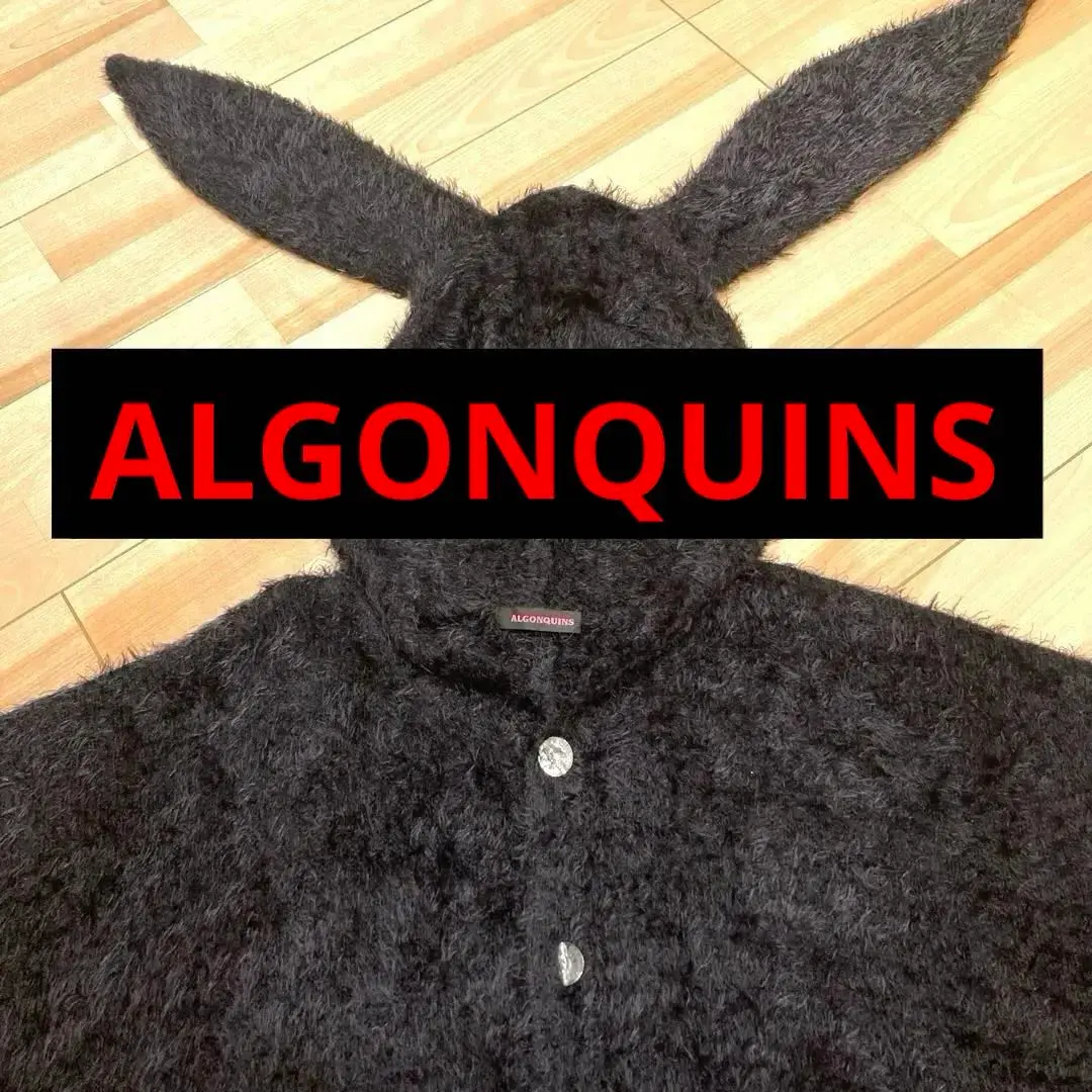 アルゴンキン　ALGONQUINS　黒　フード　ポンチョ　ケープ　コート　燕尾 アルゴンキン ALGONQUINS 黒 フード ポンチョ ケープ コート 燕尾