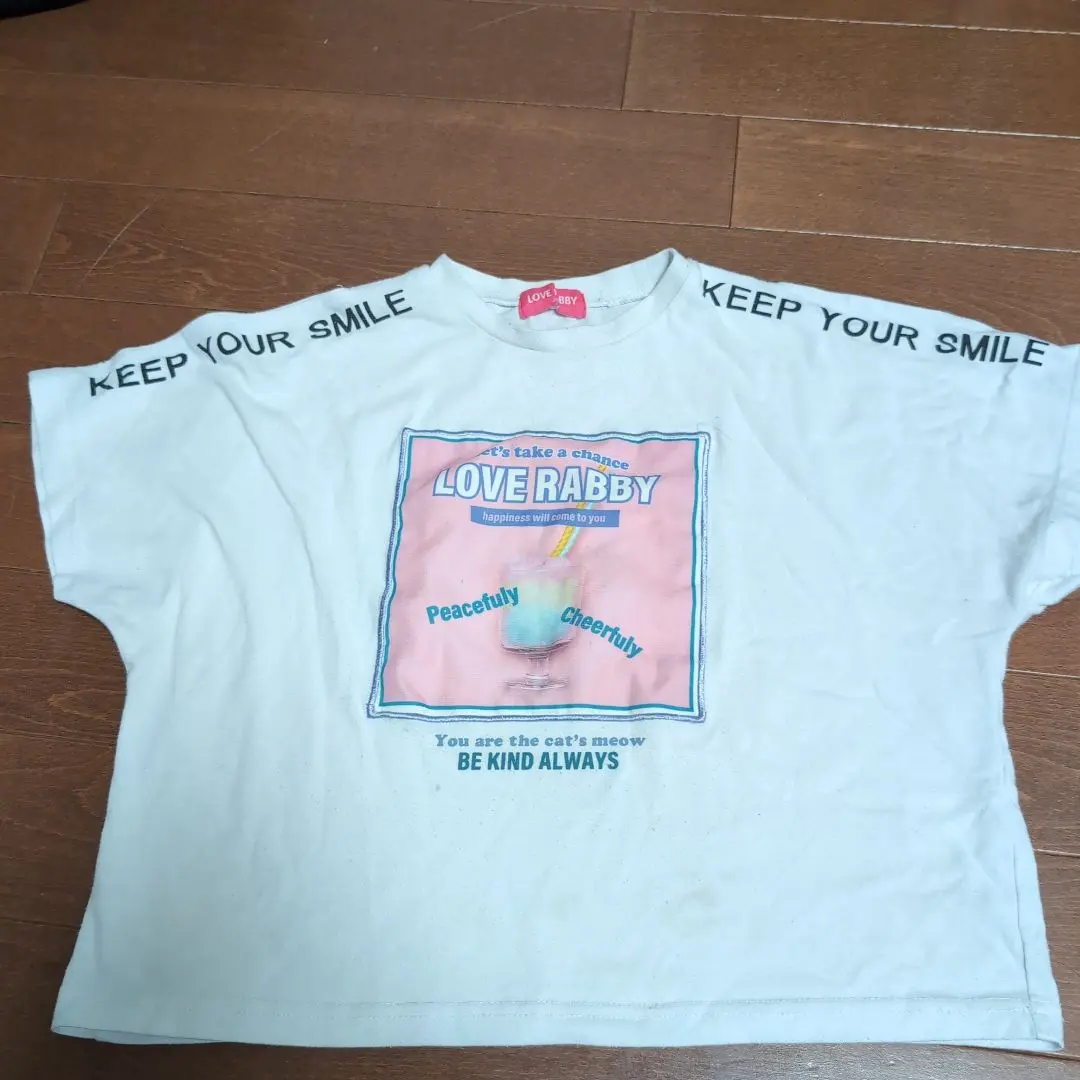 Thumbnail of LOVE RABBY T-shirt White 140cm