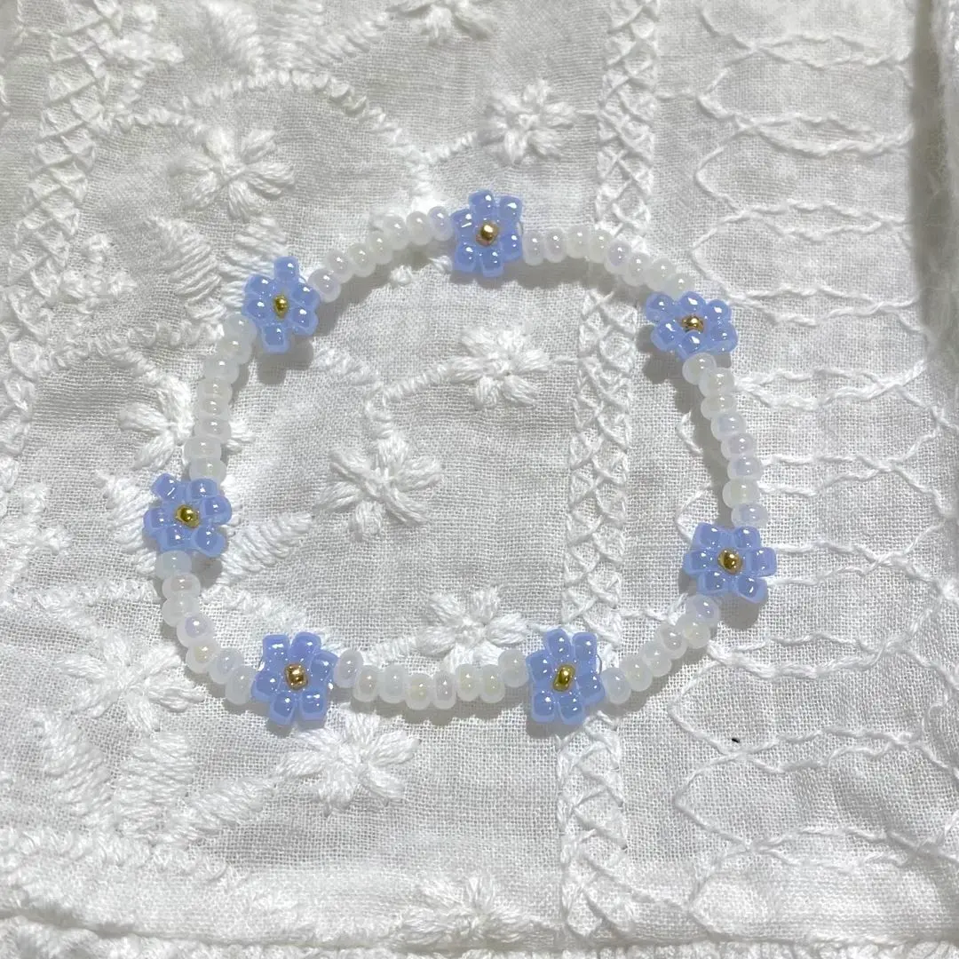 Thumbnail of 267 Korea Bracelet Bead Accessory Handmade Nemophila