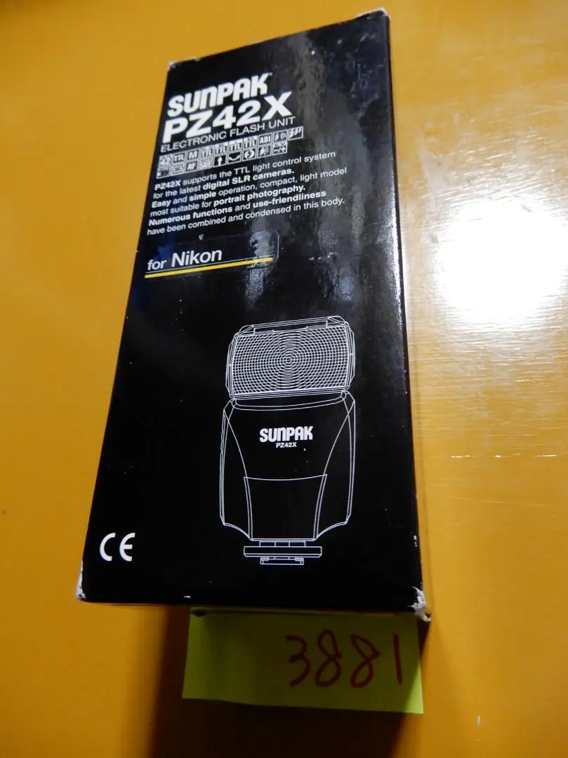 SUNPAK autozoom344D  新品未使用品 Sunpak Auto Zoom 344D Thyristor Shoe Mount Flash For Nikon