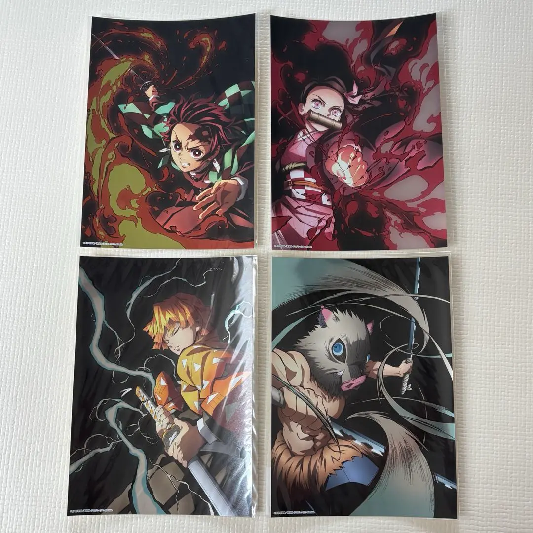 Thumbnail of [Unopened, New] Kimetsu no Yaiba Special Printing Illustration Card B5, 4 Types, Limited to the All-Concentration Exhibition