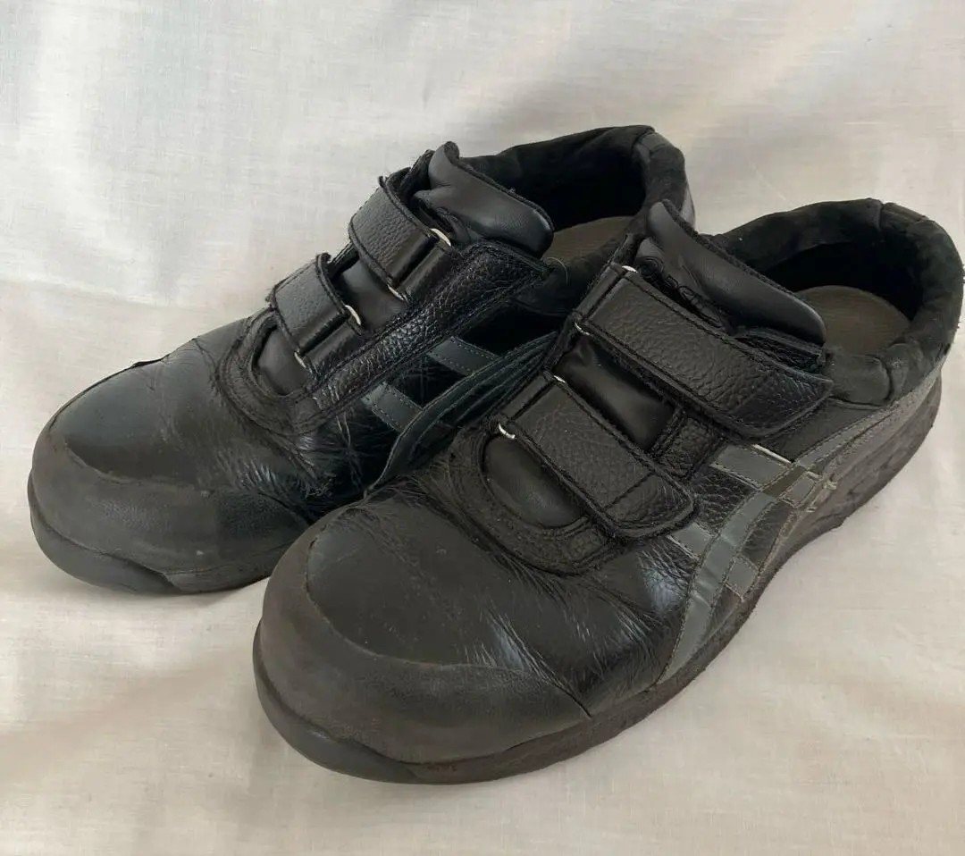 アシックス ウィンジョブ70S ブラック×ガンメタル FFR70S ASICS 27.0在庫あり asics アシックス 作業用靴 JIS規格安全