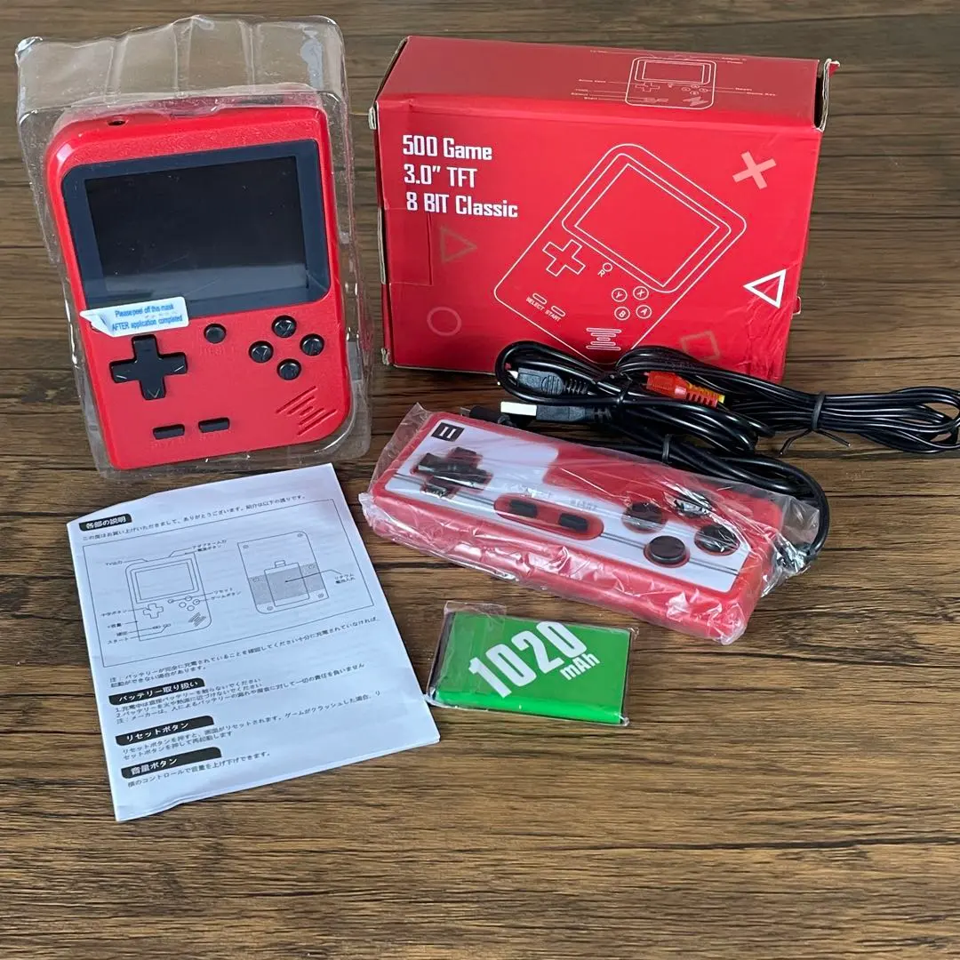 【匿名發貨】復古遊戲 500款遊戲 3.0英寸TFT 8位元遊戲機 ① 的縮圖