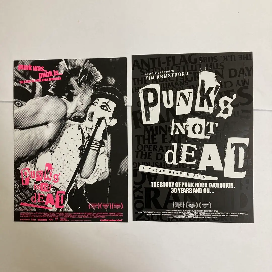 新品PUNK'S NOT DEAD 限定版 DVD BOX付属品Tシャツ缶バッジ