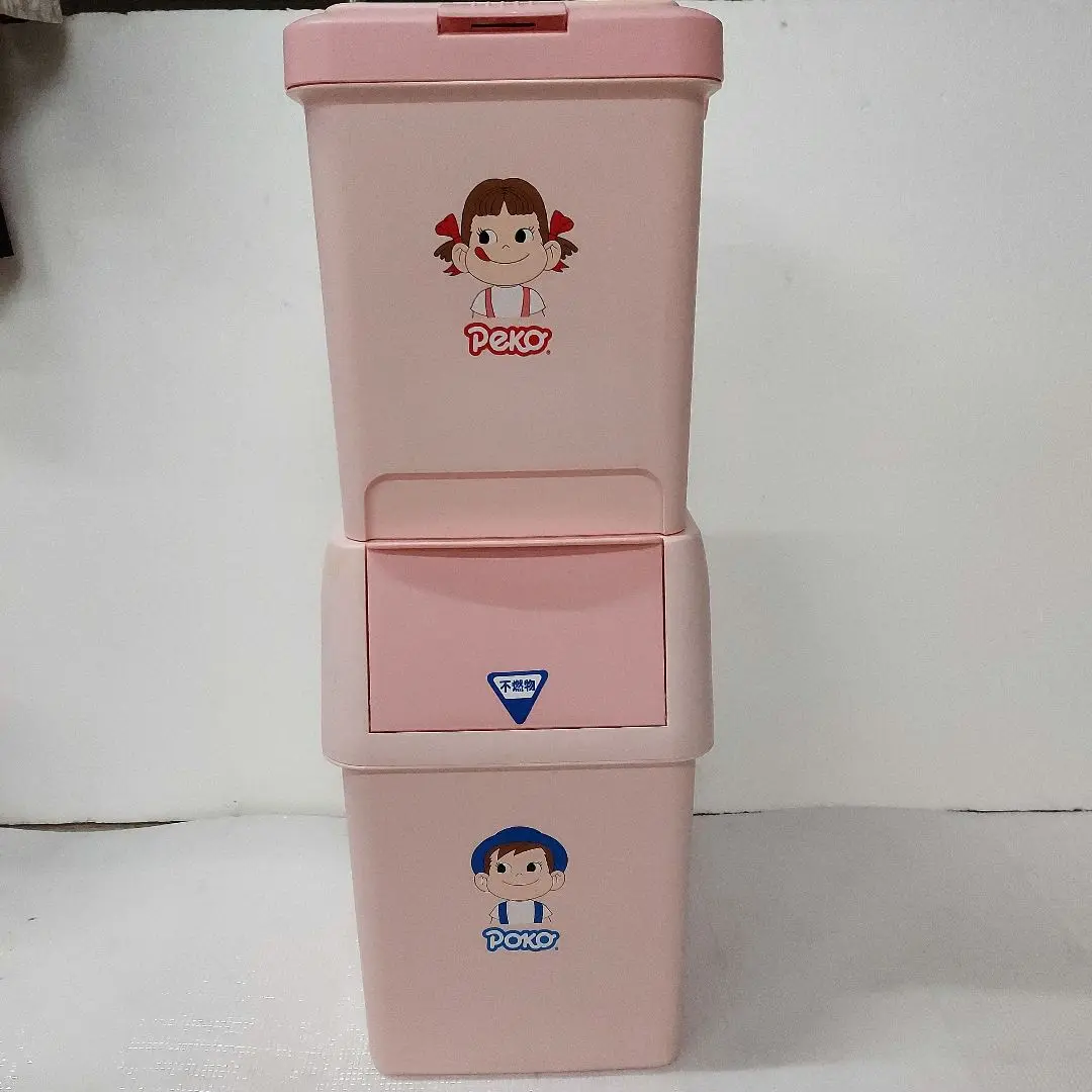 昭和レトロ 非売品 ポコちゃん ペコちゃん ゴミ箱 不二家｜Yahoo