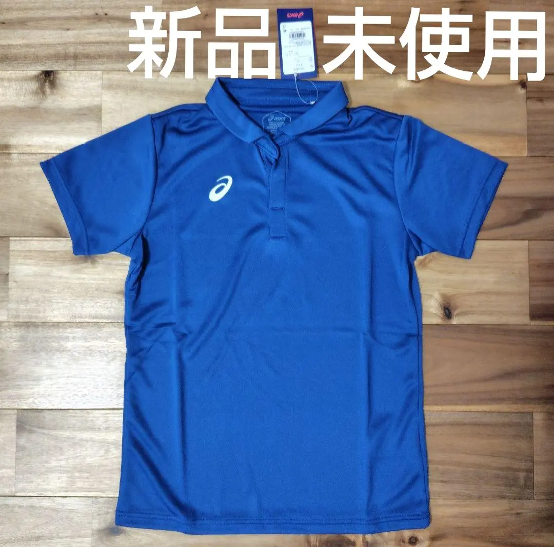Thumbnail of ASICS navy polo shirt, size S, new with tags