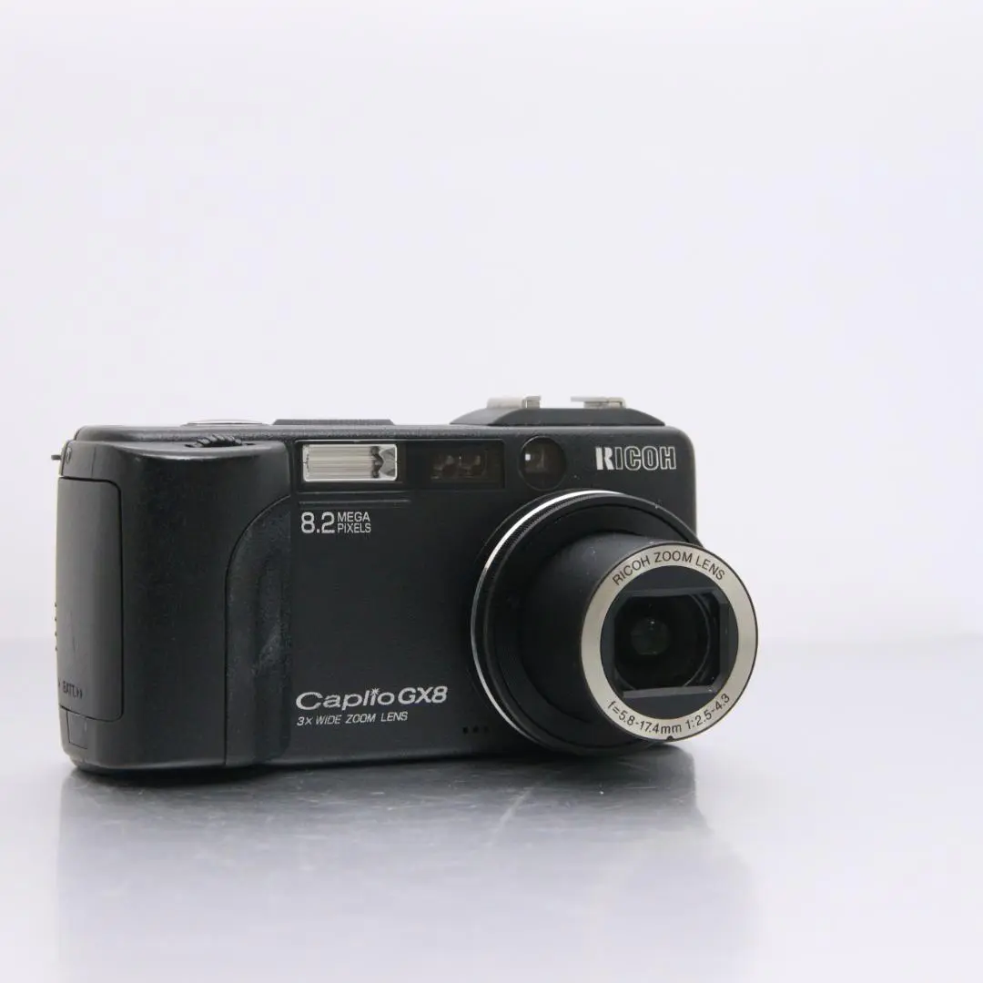 【動作品】RICOH Caplio GX8 デジタルカメラ　デジカメ　コンデジ RICOH Caplio GX8 ブラック リコー カメラ 動作品 箱付き - メルカリ