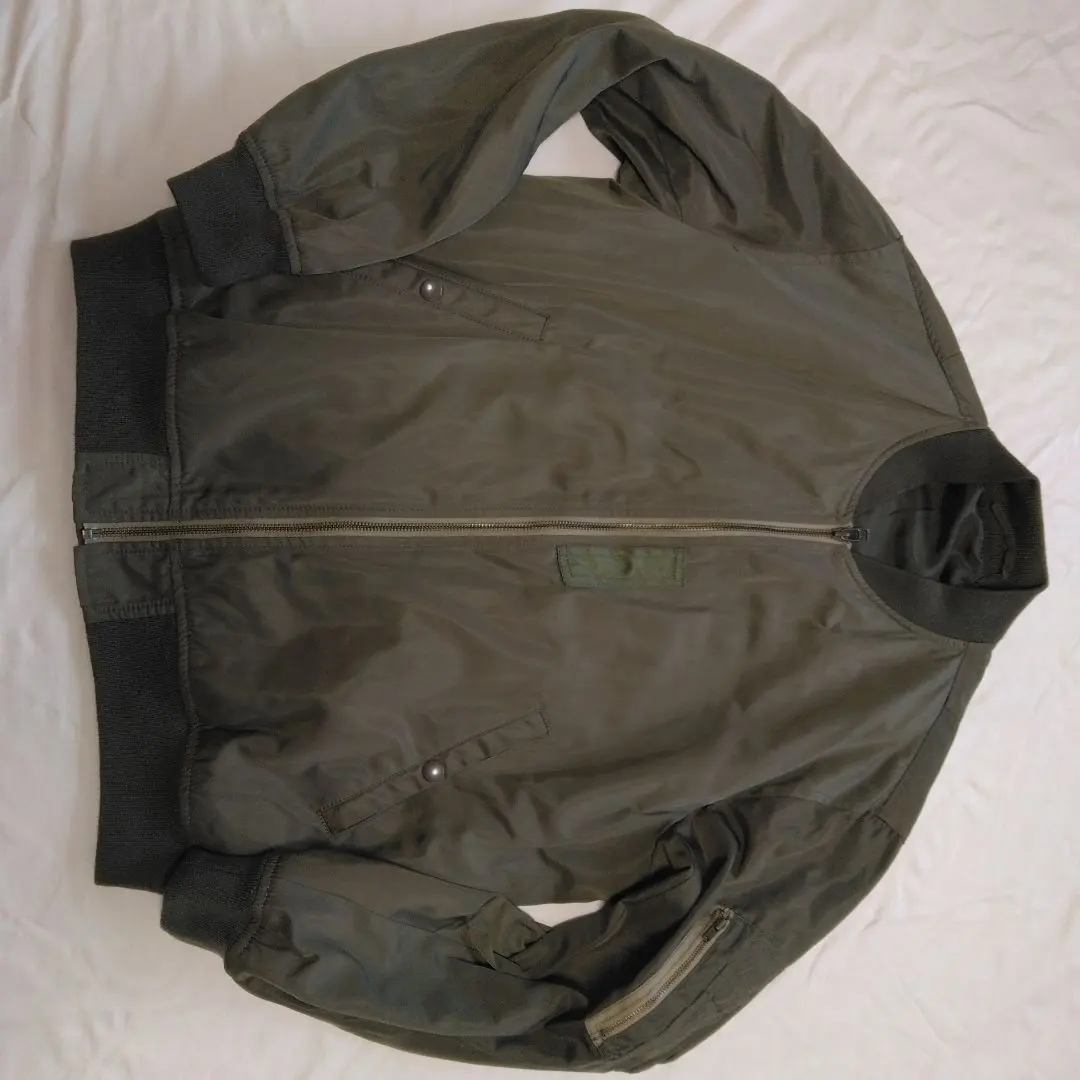 Thumbnail of GU MA-1 Style Jacket, Olive Green