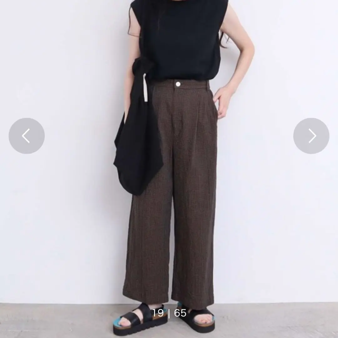 L'atelier du savon　ウール　パンツ　総柄　日本製　X1702 L'atelier du savon ウール パンツ 総柄 日本製 X1702 - メルカリ