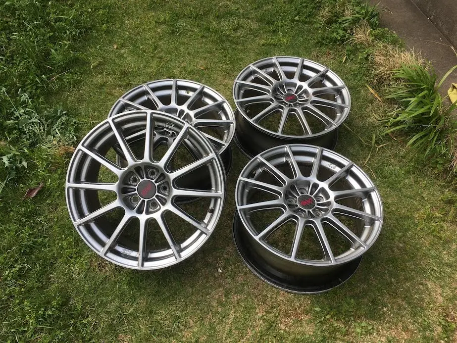 STI 純正アルミホイール 17インチ シルバー（スバル レガシィ