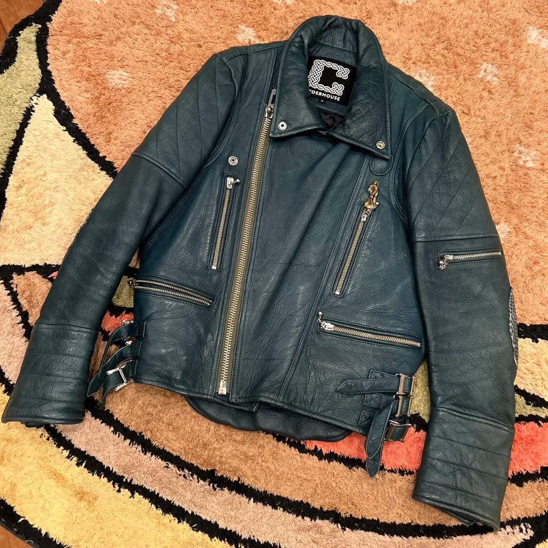 CYDERHOUSE サイダーハウス ウールライダースジャケット　M 楽天市場】CYDERHOUSE ライダースジャケット（メンズ