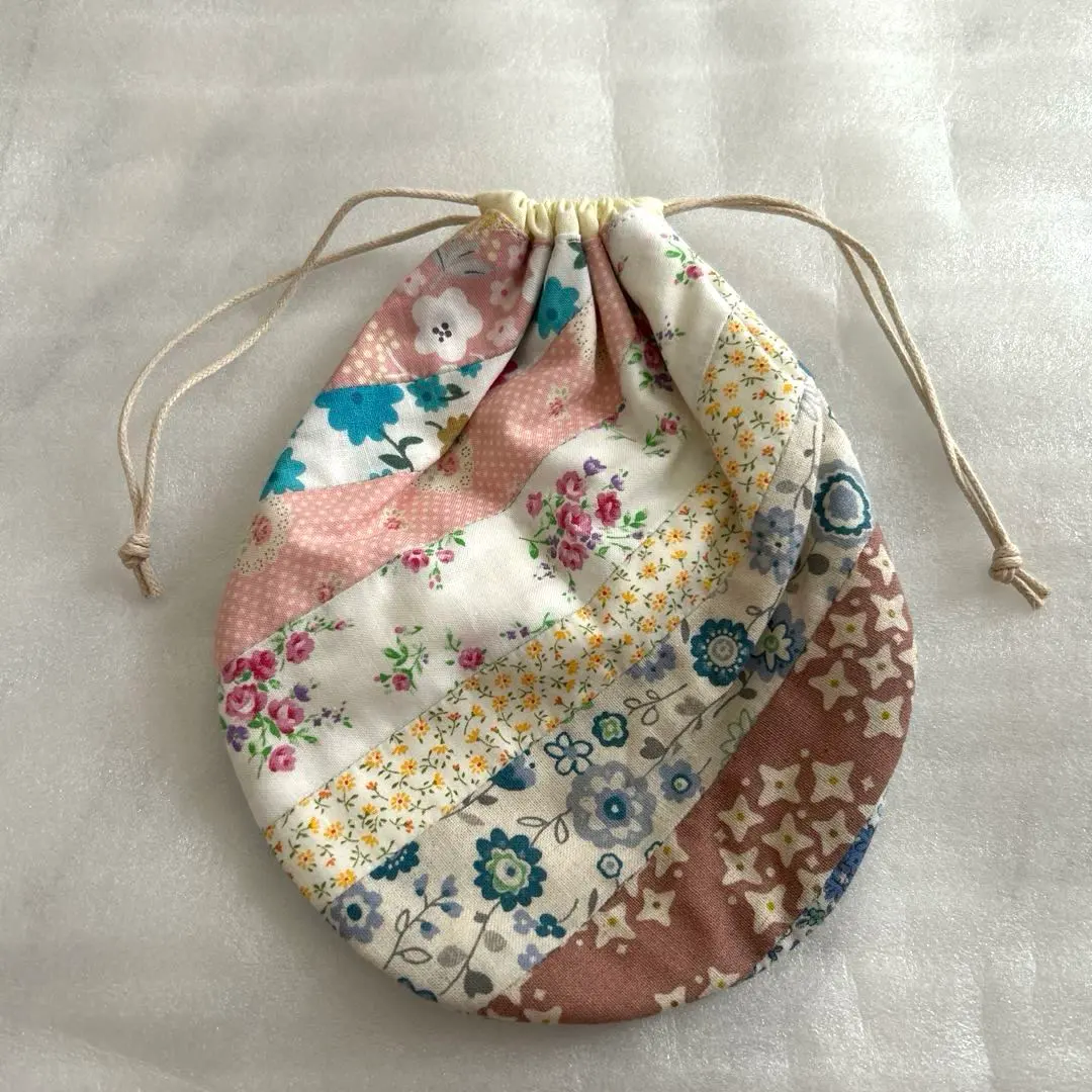 Thumbnail of Handmade drawstring bag