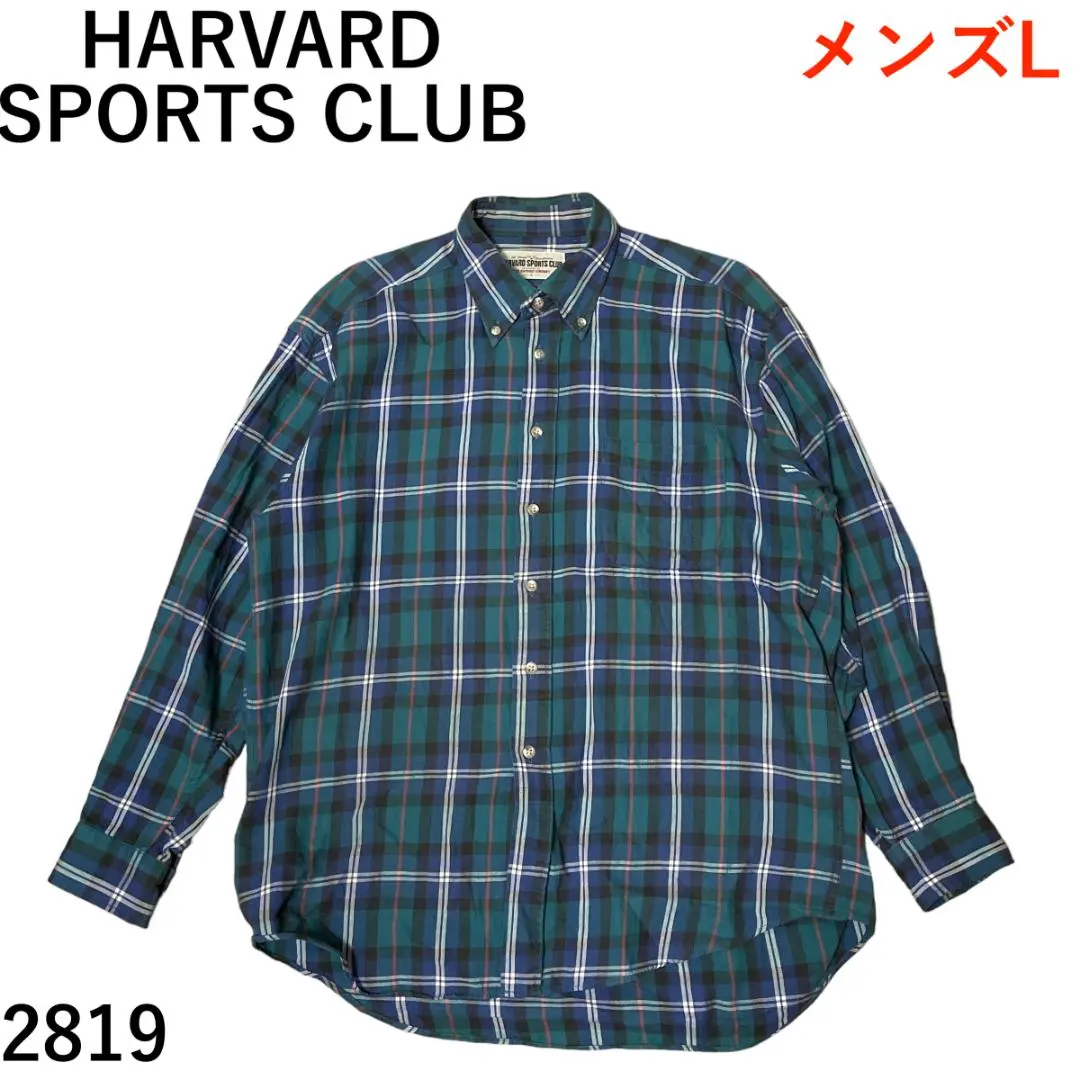 HARVARD SPORTS CLUB スタジャン　レザー切替　ネイビー　牛革 HARVARD SPORTS CLUB スタジャン レザー vintage - スタジャン