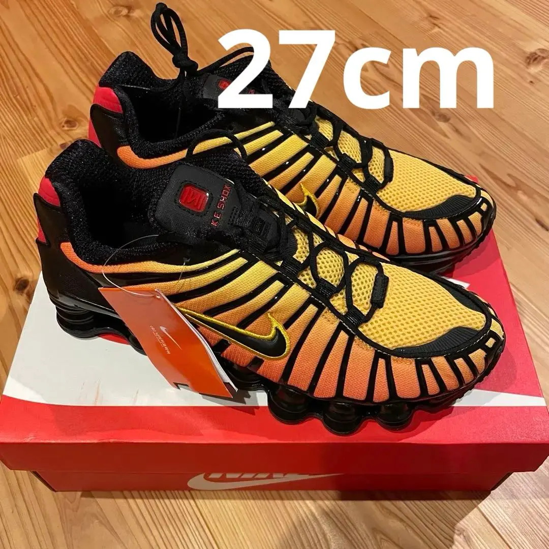 Nike Shox SUNRISE 【箱付き】 2025年最新】NIKE shox tl サンライズの人気アイテム - メルカリ