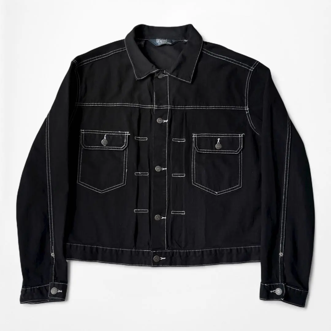 Thumbnail of 80s 90s Ralph Lauren 2nd Trucker Jacket Denim