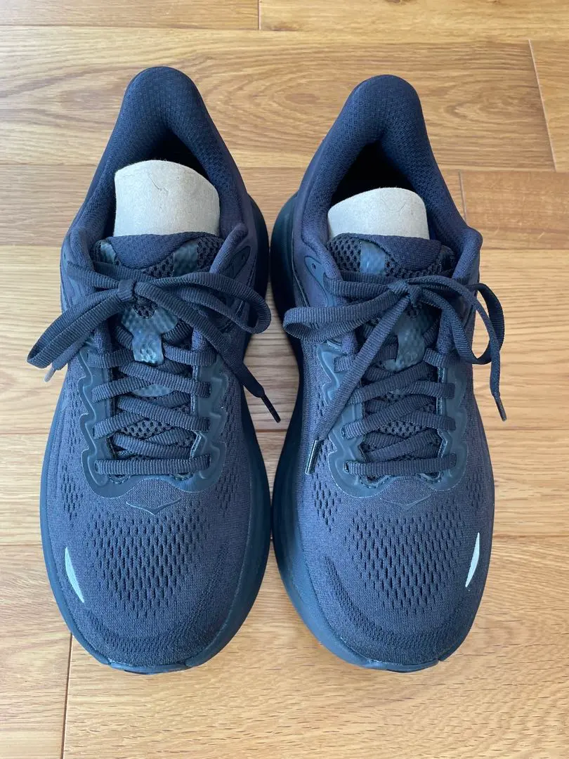 Thumbnail of HOKA Bondi 9 Wide Women's Black Running Shoes