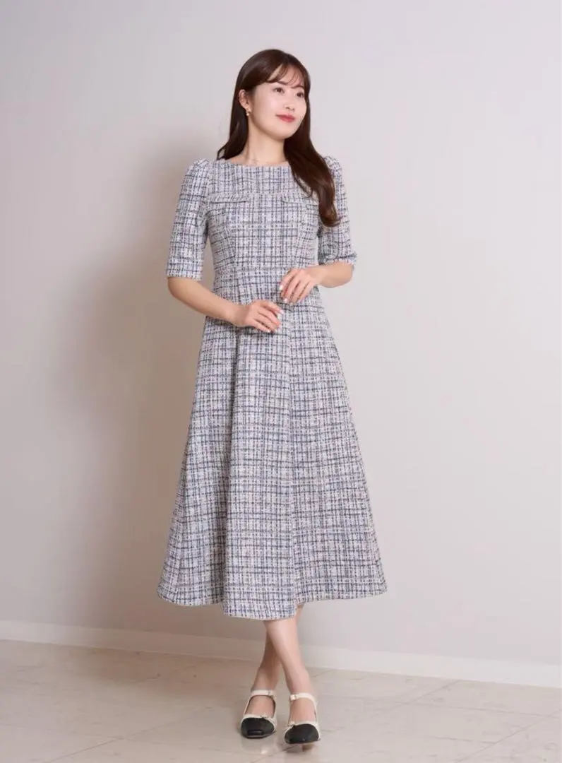 Herlipto Charlotte 粗花呢洋裝 的縮圖