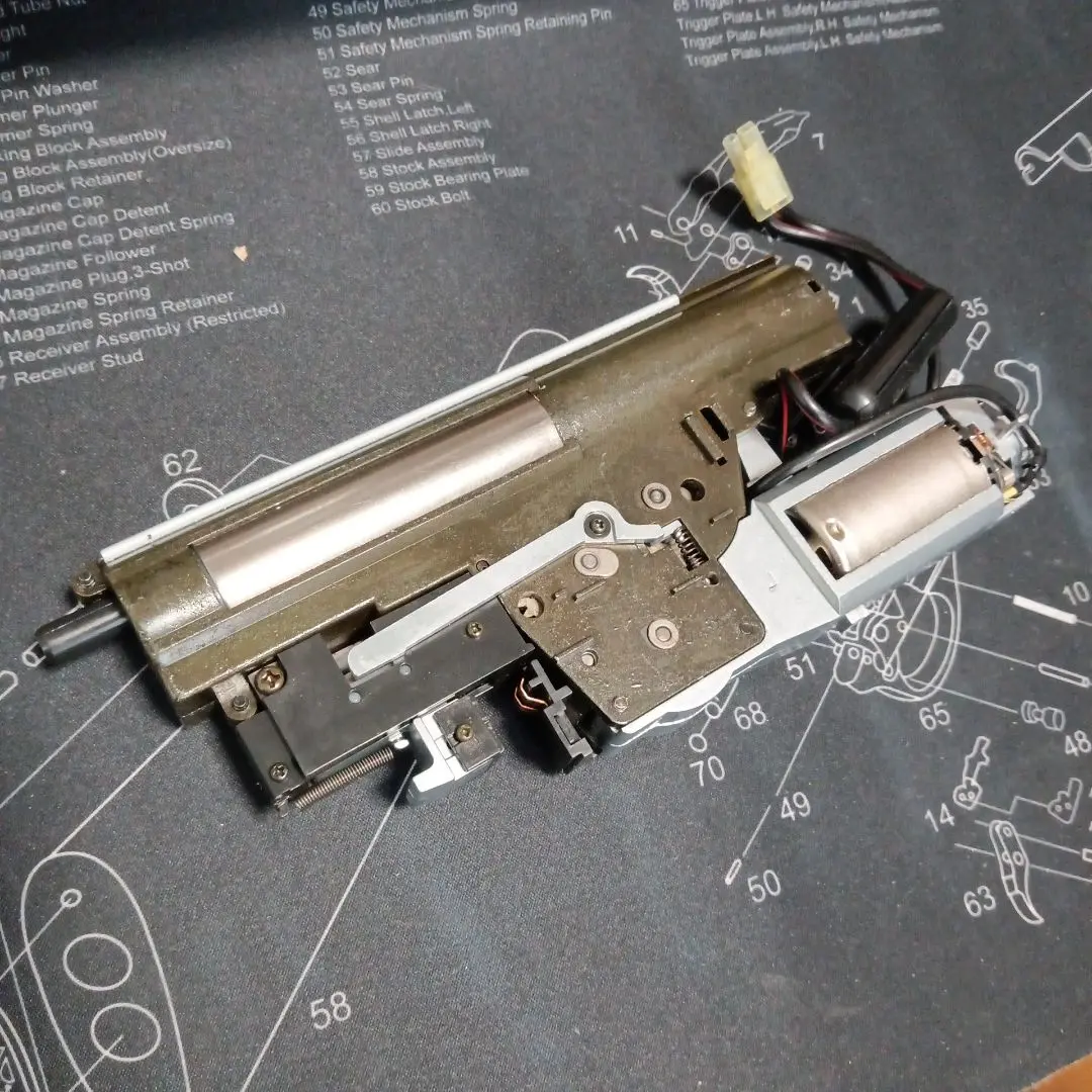 東京マルイP90メカボックス 東京マルイ p90 hc ver6 メカボックス ハイサイクル