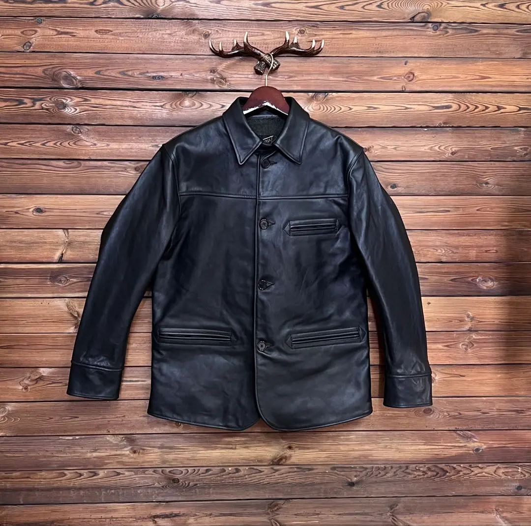 【馬革】レザーカーコート(木村拓哉着用タイプ) キムタク 私物 オールドギャップ レザー カーコート OLD GAP S