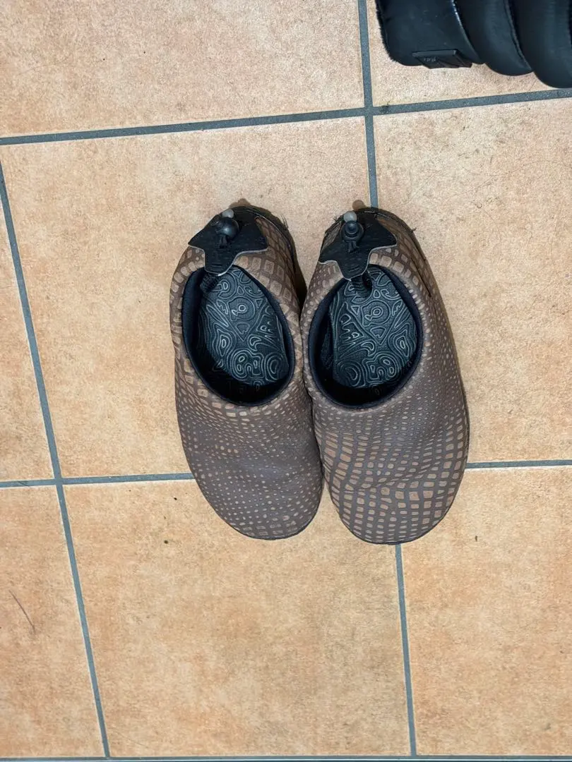 Thumbnail of Brown Pattern Slip-ons