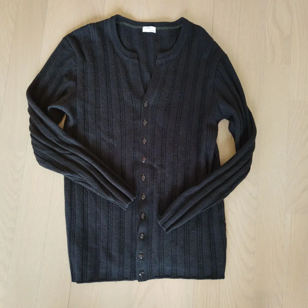 Thumbnail of Beams Knit Rib Cardigan, Black