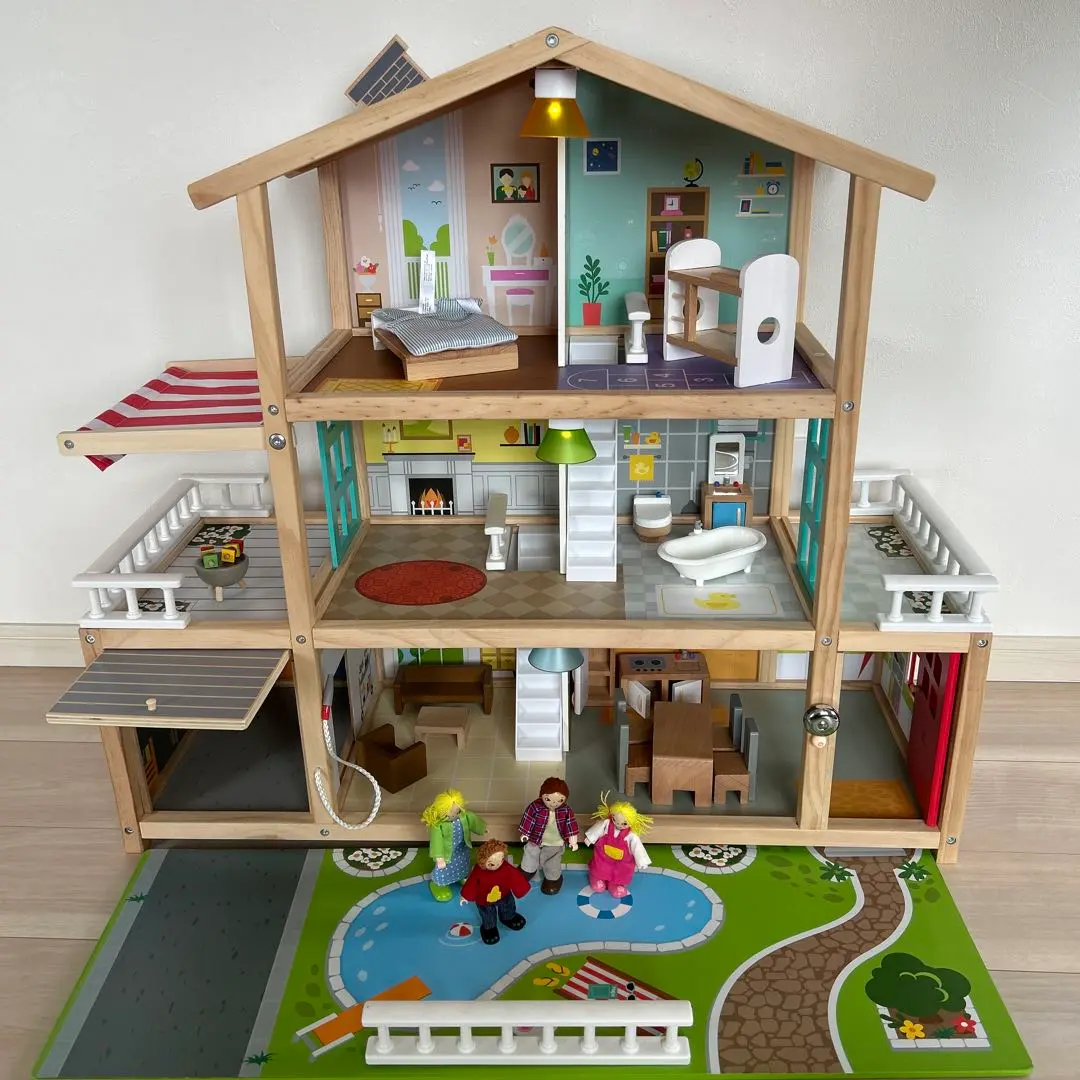 専用☆ドールハウス ハペ hape お家ごっこ オールシーズンハウス Amazon.co.jp: Hape(ハペ) オールシーズンハウス E3401 [並行