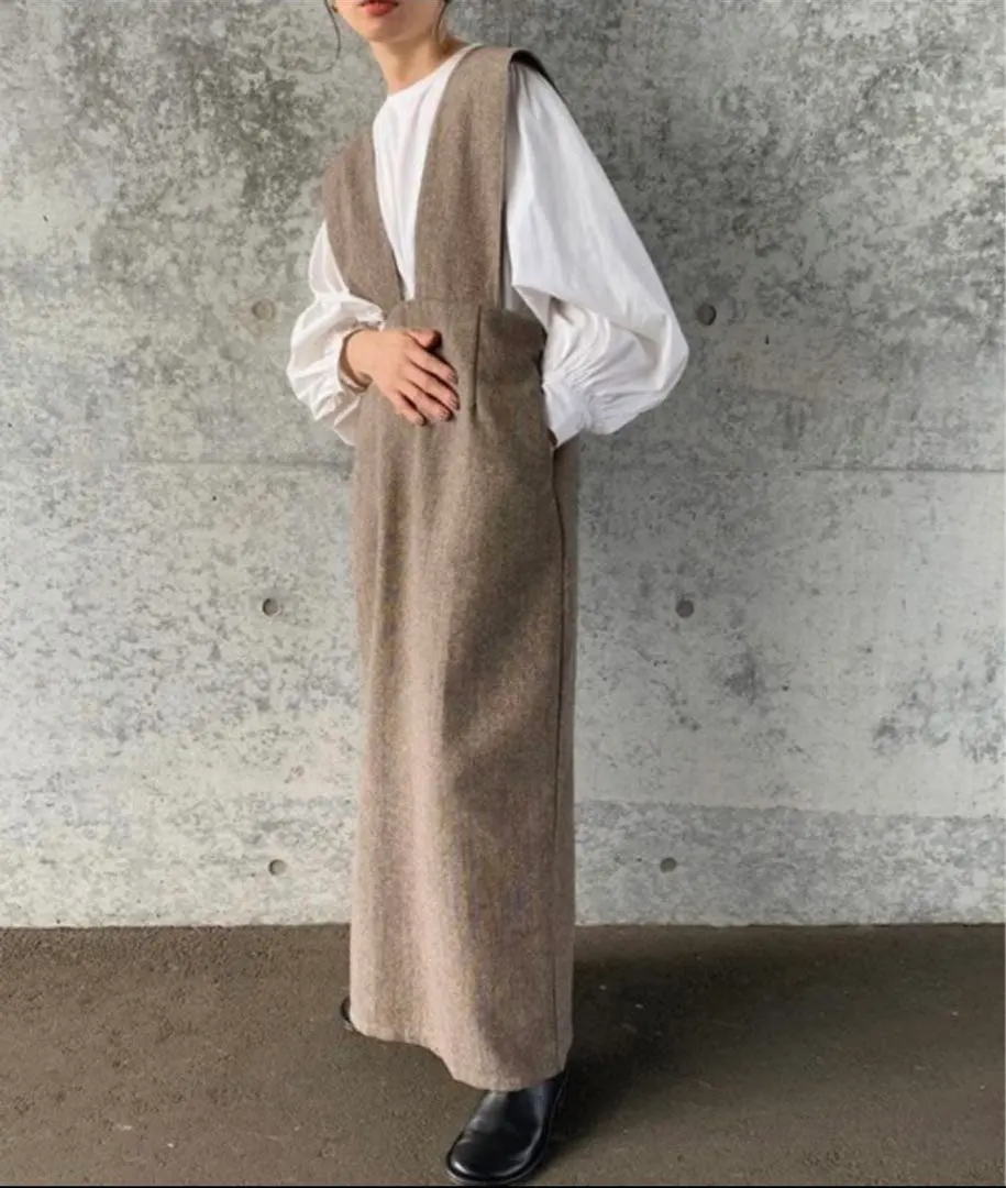 Thumbnail of select MOCA Tweed Jumper Long Skirt