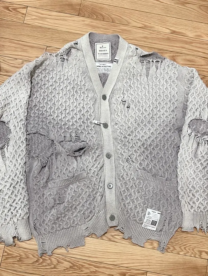 未使用美品✨️21ss メゾンミハラヤスヒロ リサイズニットカーディガン XL メゾンミハラヤスヒロ - Maison Mihara Yasuhiro | bleached