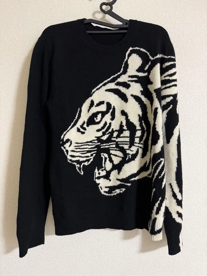 Thumbnail of VALENTINO Tiger Design Knit Sweater S
