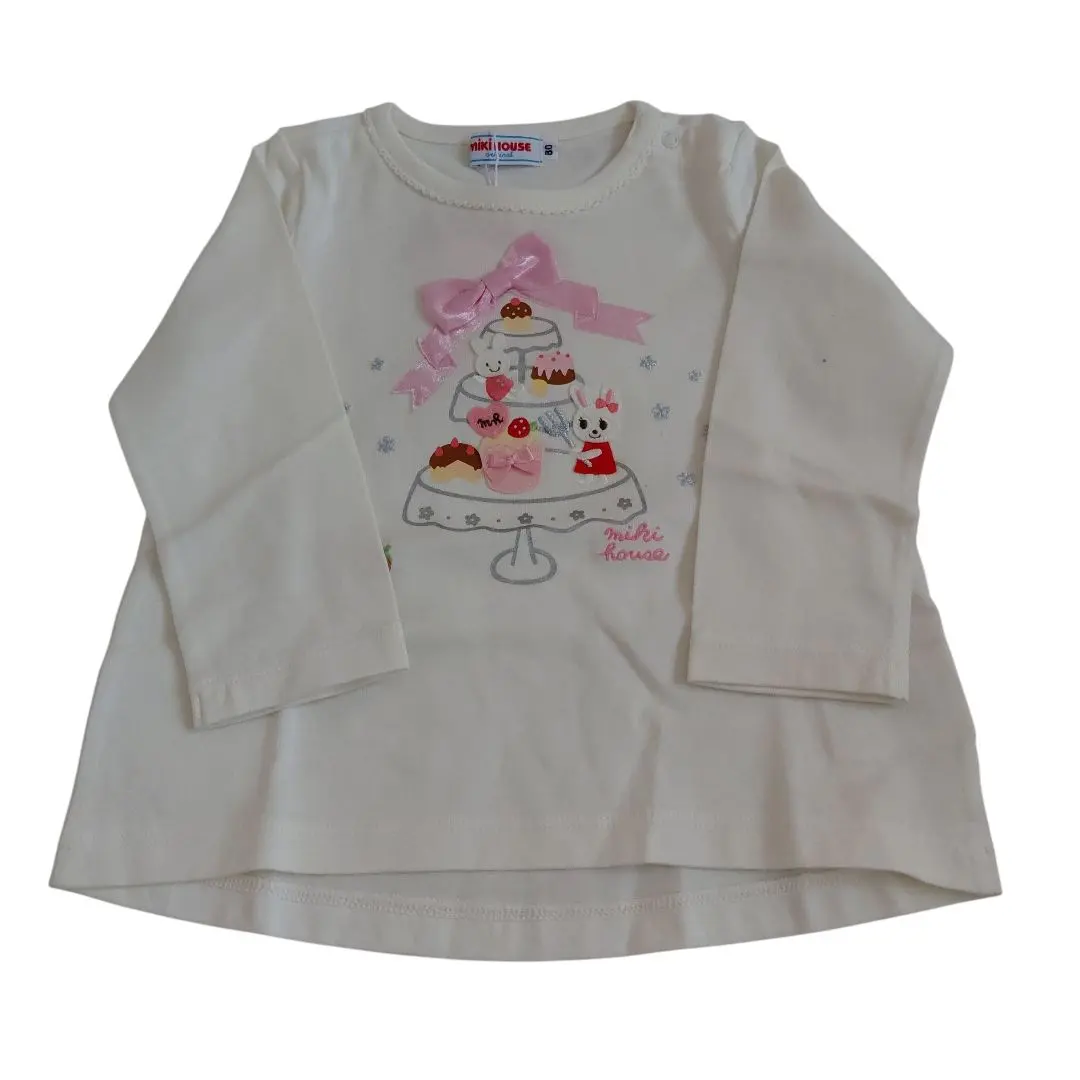 Thumbnail of Tag-attached ☆ Miki House Usako-chan T-shirt (80)