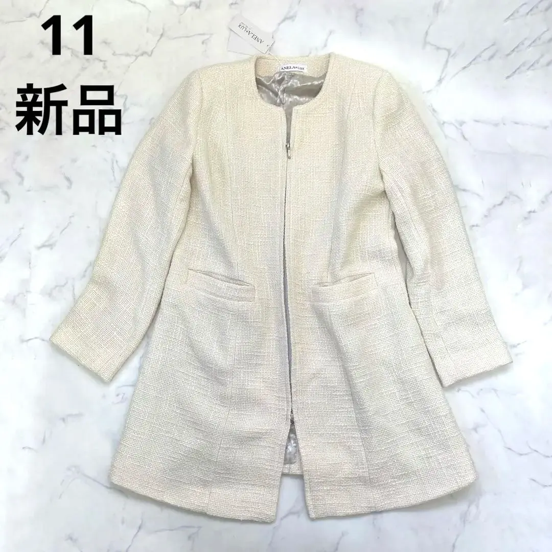 ANELA LUX フリンジジャケット 9号 新品未使用 ANELA LUX フリンジジャケット 9号 新品未使用