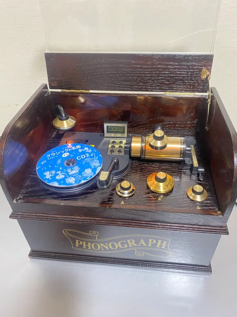 THEGRAPHOPHONE蓄音機アンティーク 動作未確認ディスプレイ用 現状品 Yahoo!オークション -本体(蓄音機)の落札相場・落札価格