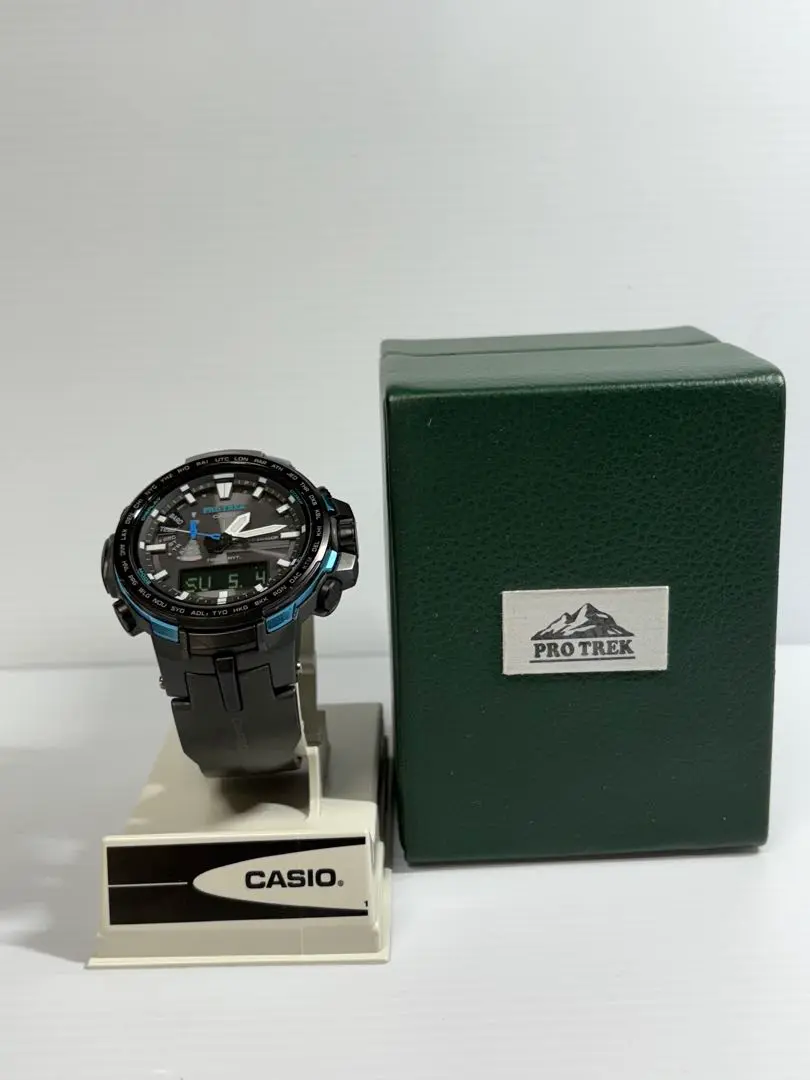 充電電池＆ゴムパッキン交換済 PROTREK PRW-6100YT 電波ソーラー Amazon.co.jp: [カシオ]CASIO 腕時計 プロトレック Blue Moment