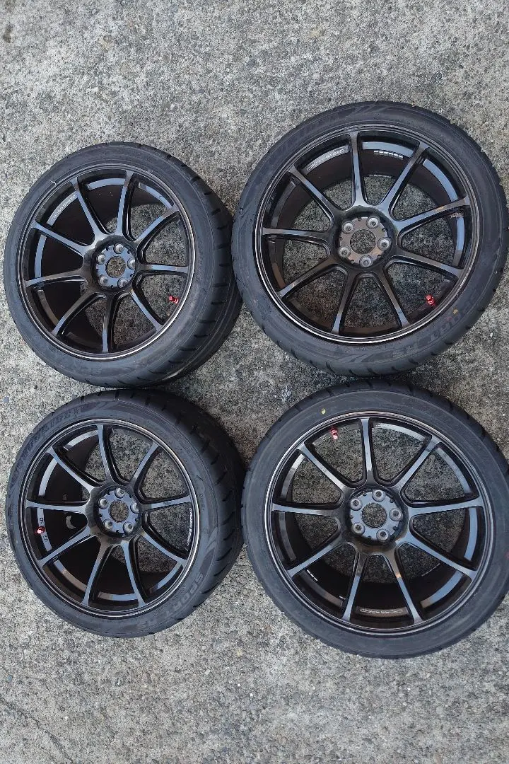TE37SL 18インチ ホイール シルバー RAYS レイズ TE37 SAGA SL VOLK RACING 18インチ 11J インセット