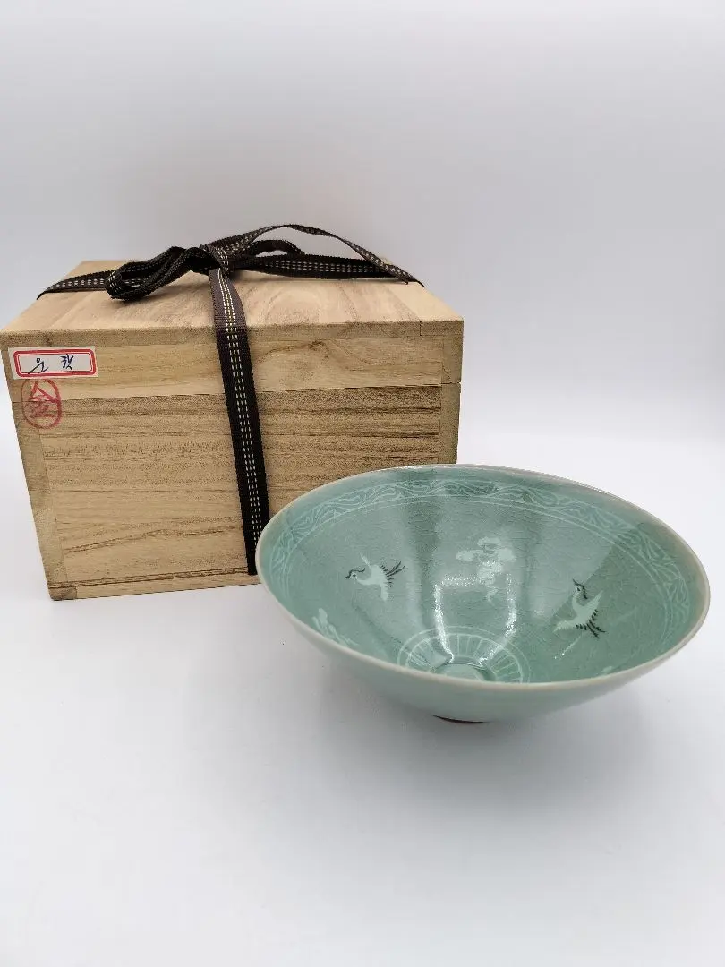 高麗青磁　芸珍　花瓶 青珍窯 梁命煥 青珍陶芸研究所 高麗青磁 花瓶 壺