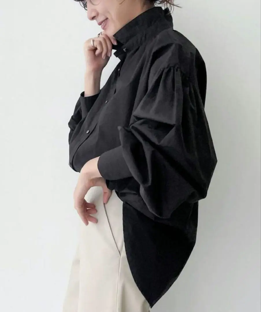 アパルトモン グッドグリーフSHEER GATHER COTTON SHIRT GOOD GRIEF!/グッドグリーフ】 SHEER COTTON SHIRT（シャツ