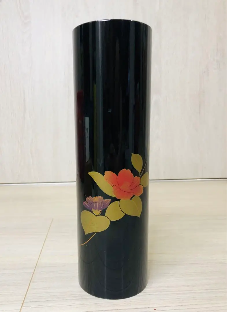 Thumbnail of Vase, flower vase, camellia pattern