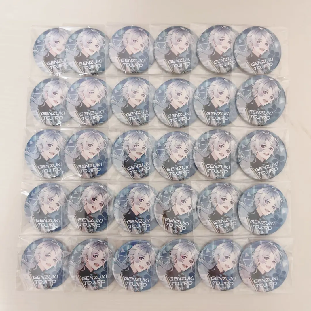 Thumbnail of Tsuzuki Toujirou VΔLZ 2nd Anniversary Can Badge Nijisanji 30 pieces