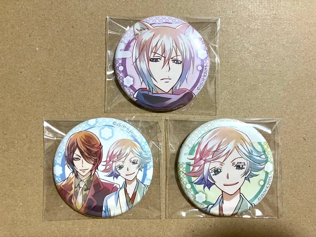 Thumbnail of Kamisama Kiss Tomoe Mizuki Kurama button badges (3 pieces)