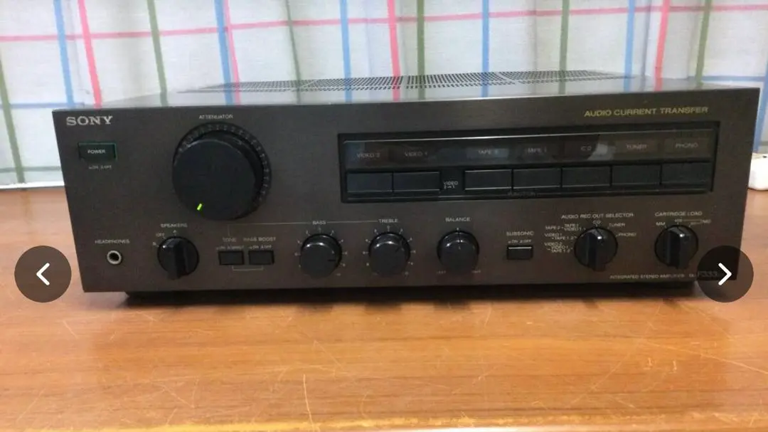 □ SONY ソニー INTEGRATED STEREO AMPLIFIER プリメインアンプ