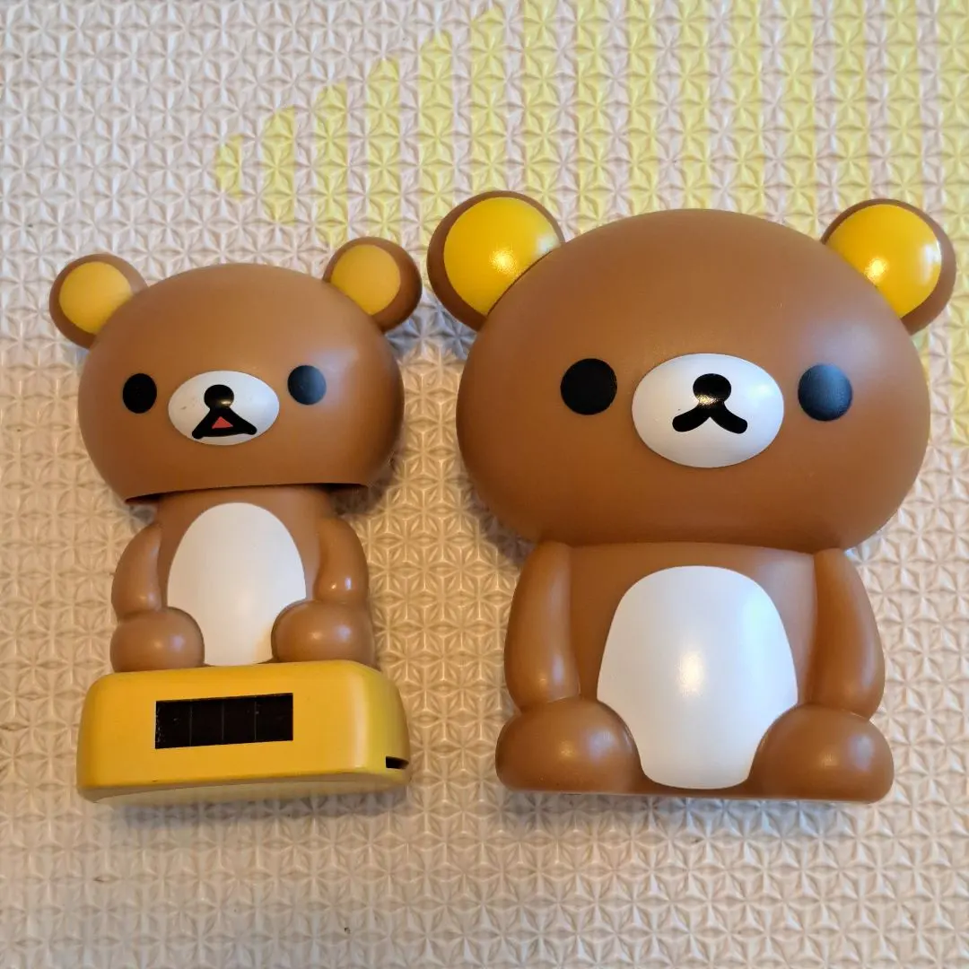 Thumbnail of Rilakkuma Solar Mascot Bank Brown - Bobblehead Figure