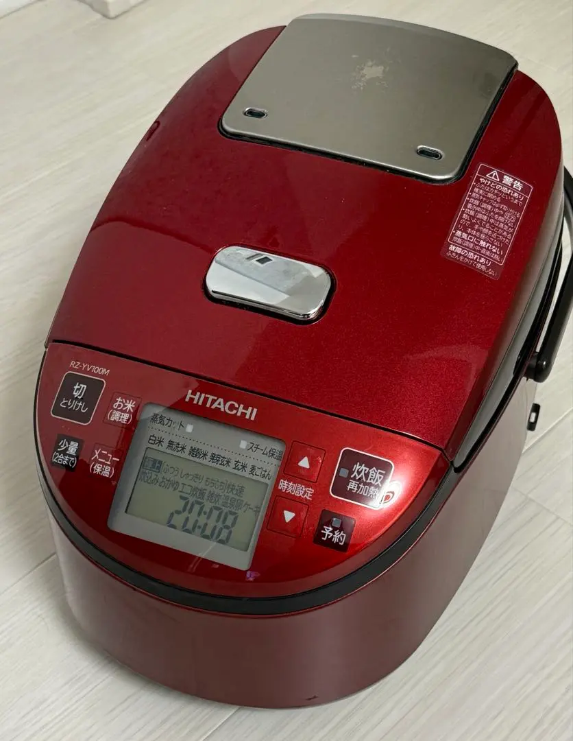HITACHI スチームカット炊飯器 RZ-Y100M レッド中古 2025年最新】rz-yv100mの人気アイテム - メルカリ