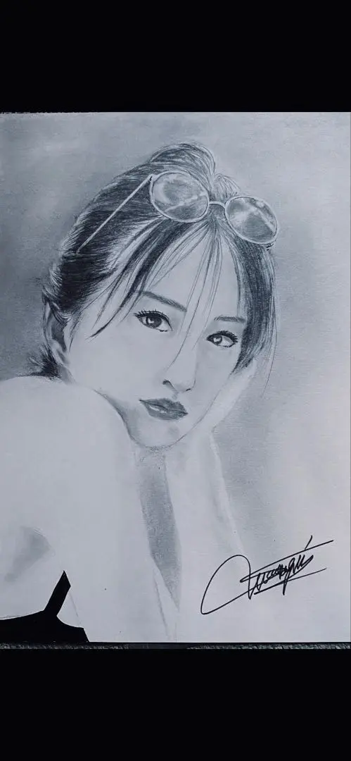 北川景子♡直筆サイン入り写真 北川景子直筆サイン入り写真当選書付