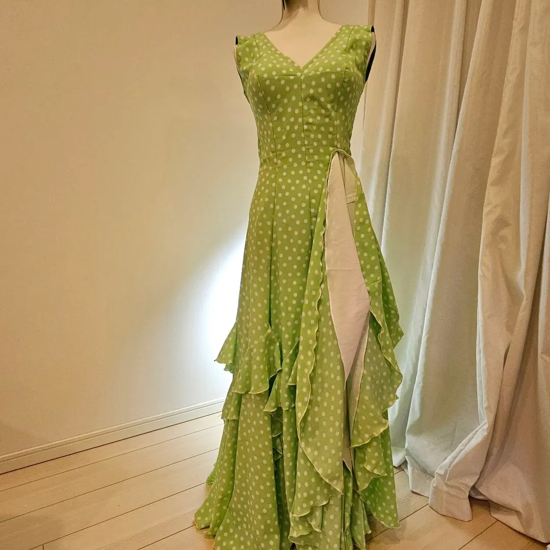 sja様専用 エプロン ショート丈 黒お花レース フラメンコ 衣装 2025年