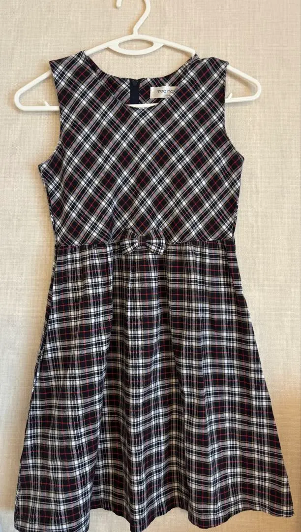 Thumbnail of Moo Non Non Checkered Sleeveless Dress