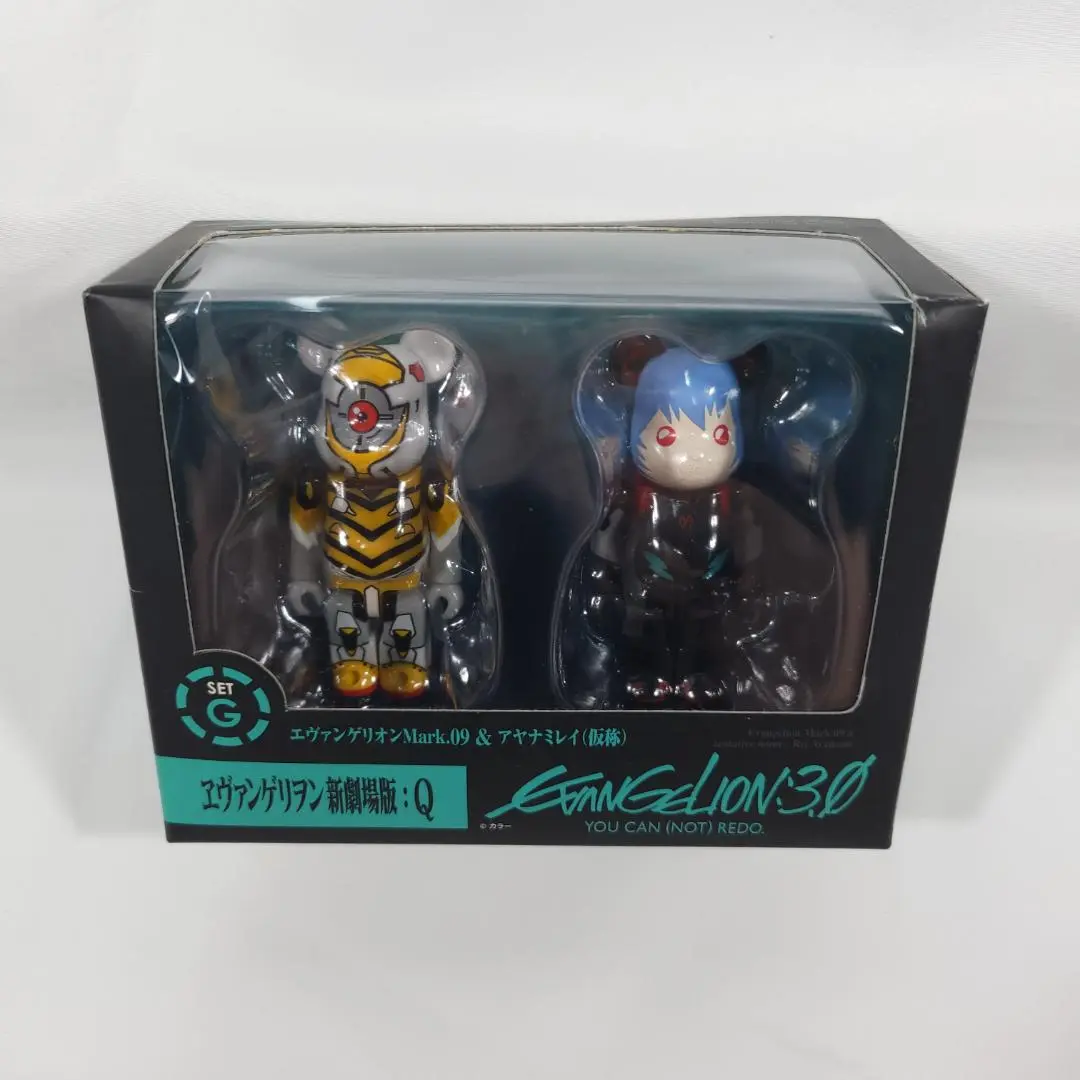 (未使用･未開封品)BE@RBRICK ベアブリック ヱヴァンゲリヲン新劇場版:序 A ABS&amp;PVC 塗装済みアクションフィギュア (2体セット) BEAR BRICK (ベアブリック) フィギュア エヴァンゲリオン新劇場
